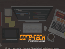 Tablet Screenshot of coretechcabling.com